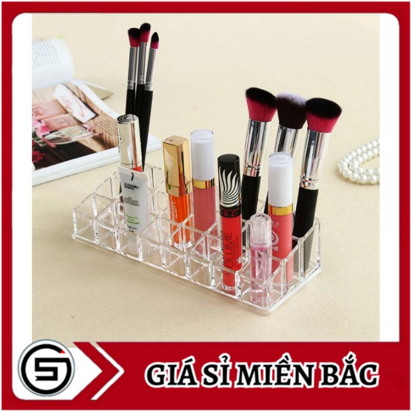 [Giá sỉ] Khay đựng son 24 ô