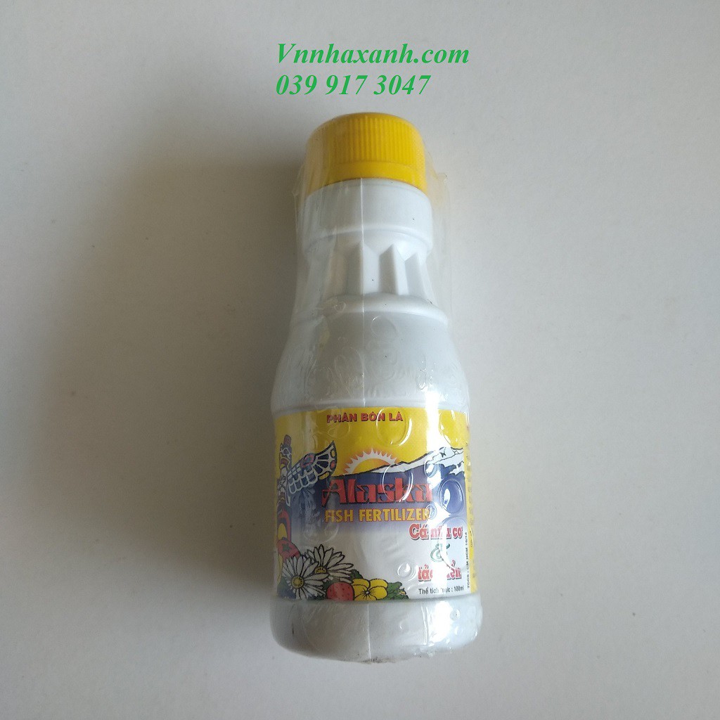 Phân cá Alaska phân hữu cơ và tảo biển -100ml