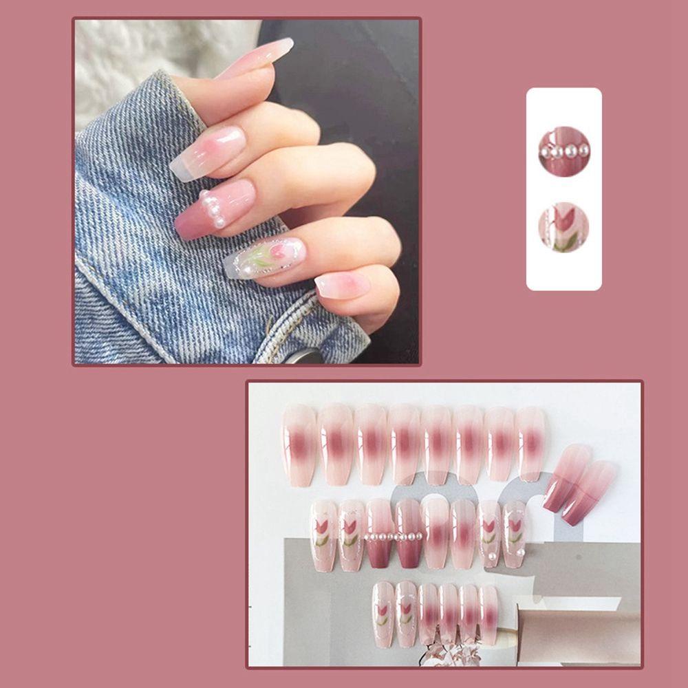 Hộp 24 Móng Tay Giả Có Thể Tháo Rời