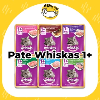 Combo 12 gói Pate cho mèo lớn Whiskas 1+ gói 80g