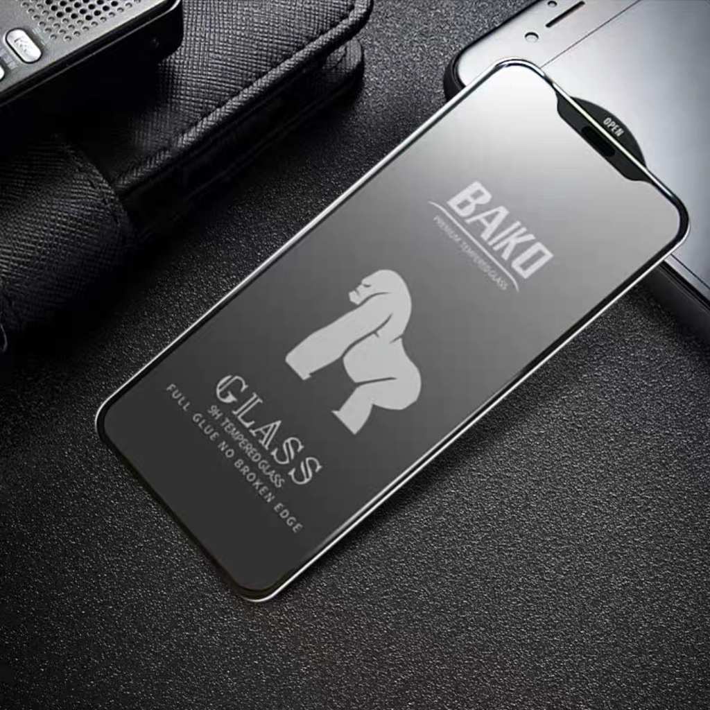 Cường lực iphone kingkong 7plus/8plus/x/xs/11/12/13/pro/max/promax có màng loa hiệu BAIKO IPHONECARE M6