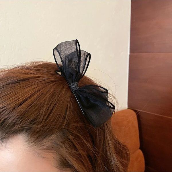 Kẹp Tóc Hình Nơ Thiết Kế Mới Thời Trang Dành Cho Nữ