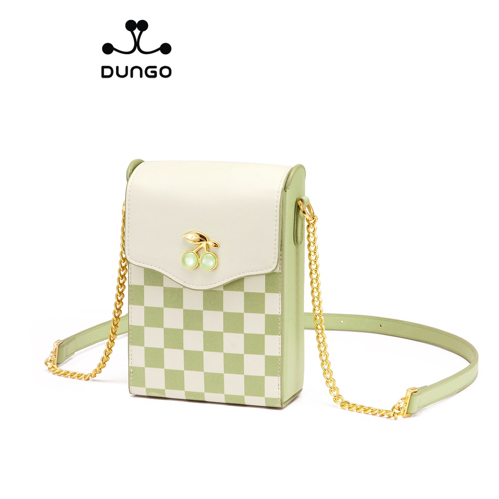 Túi Điện Thoại JUST STAR Cherry Caro Xanh Lá/ Hồng JU172865