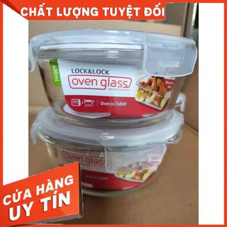 HỘP THUỶ TINH TRÒN LOCK&LOCK 600ML