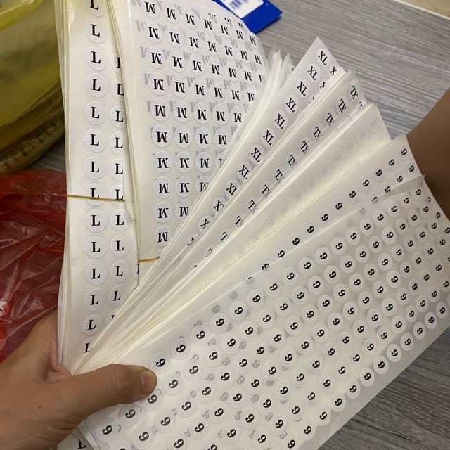 DÁN SIZE QUẦN ÁO SML/ 2468