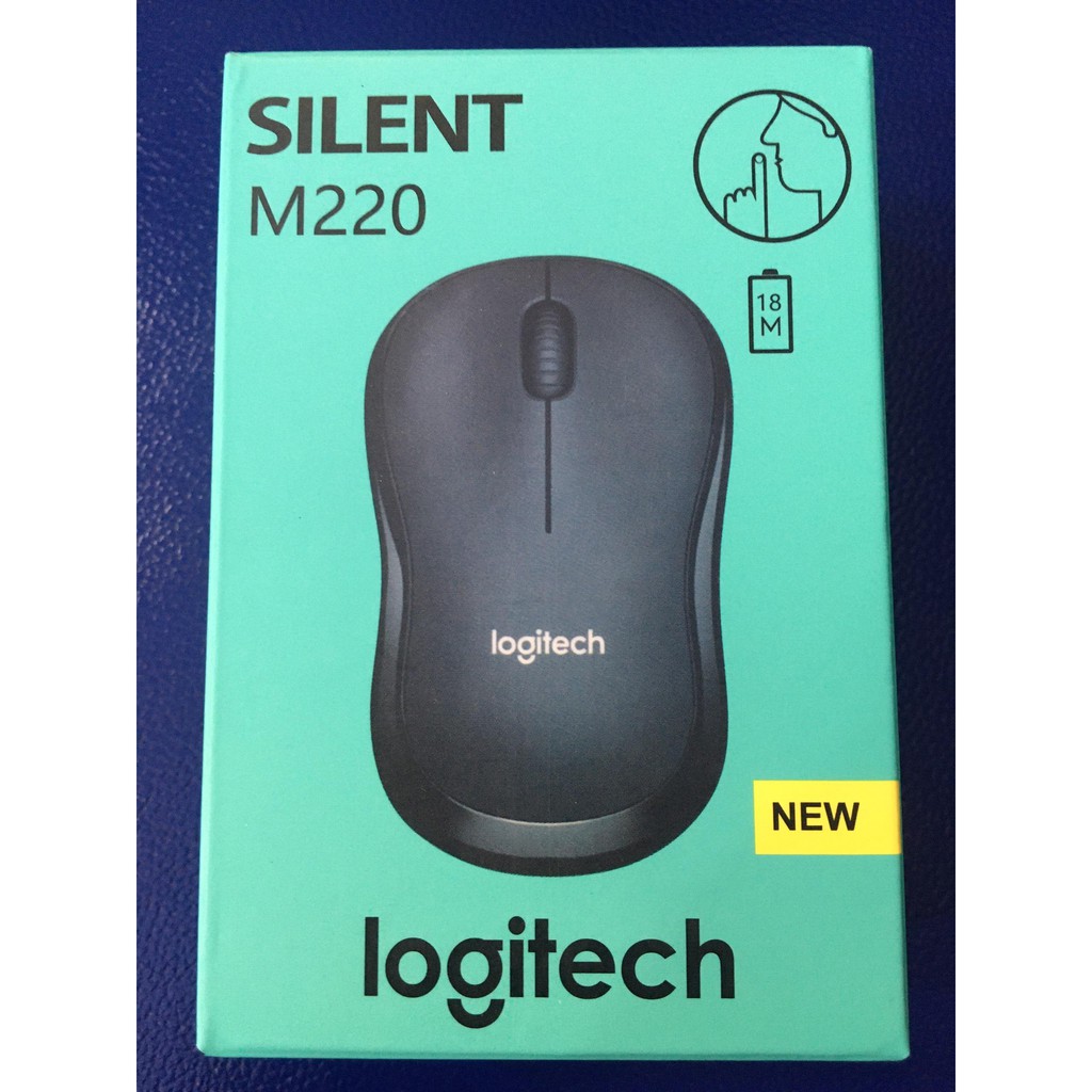 [Logitech] Chuột Không Dây Logitech M220 Silent - Không Gây Tiếng Ồn, thiết kế nhỏ gọn, mua combo giá tốt