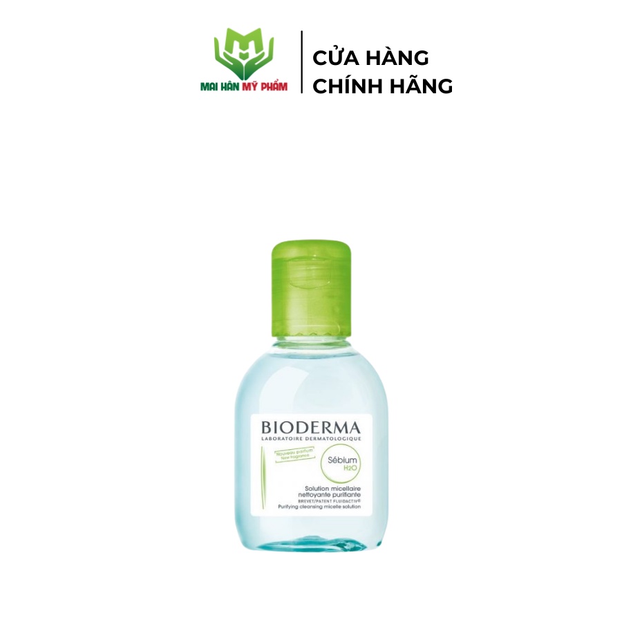 Bộ đôi làm sạch 2 bước cho da hỗn hợp và da dầu Bioderma Sebium Gel Moussant 200ml và Sebium H2O 100ml