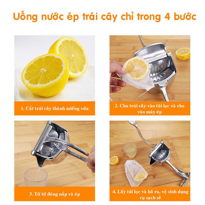 Dụng cụ ép hoa quả, trái cây cầm tay chuyên dụng