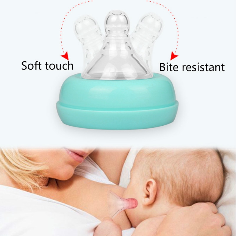 &lt;Hàng sẵn sàng&gt; Bình sữa PP cho bé miệng rộng sáng tạo mới Bình sữa 180ml có tay cầm