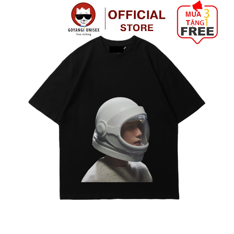 Áo thun tay lỡ goyangi unisex Sơn tùng nam nữ form rộng oversize phong cách Hàn Quốc