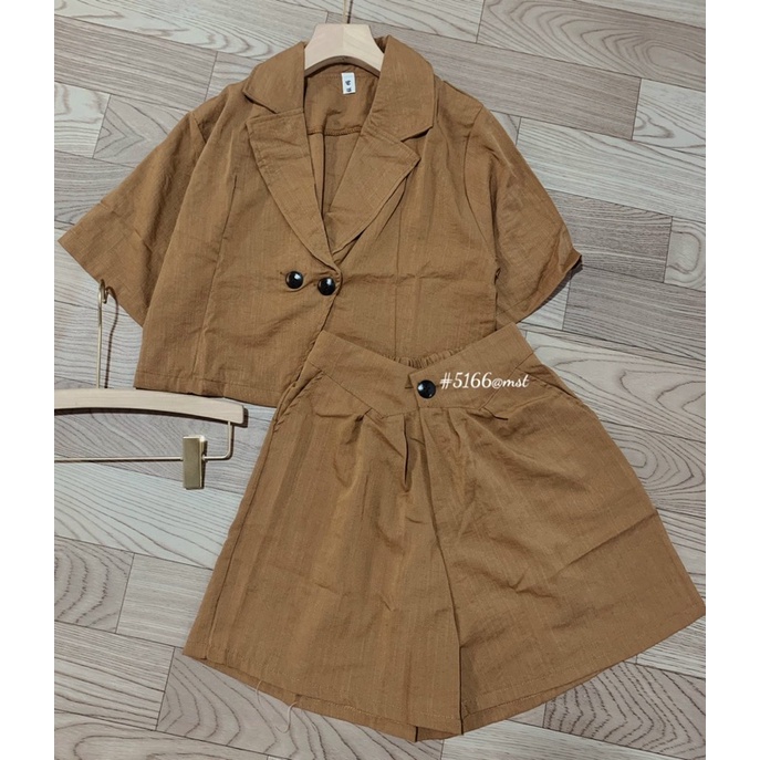 Sét blazer vest đũi quần đùi năng động Bộ vét nữ | BigBuy360 - bigbuy360.vn