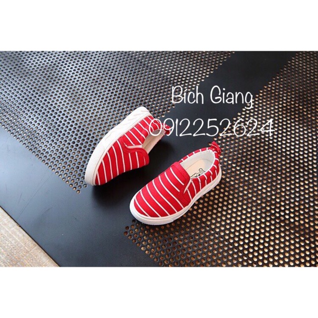 Giày lười kẻ bé trai, bé gái size 26-30