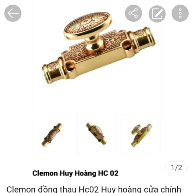 1clemon hc02 kèm 2,7m thanh đồng