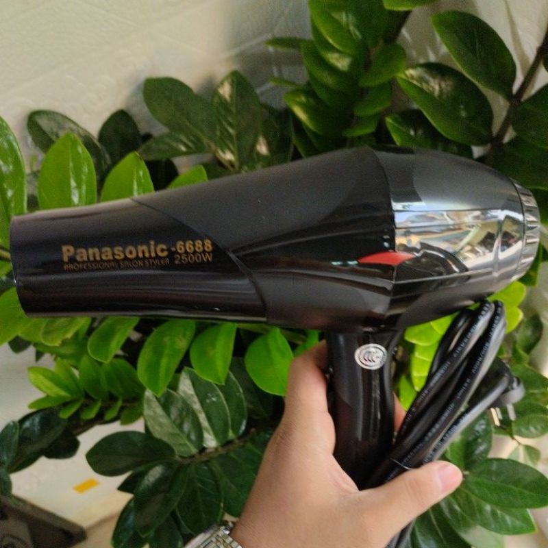 (Hàng Chính Hãng) Máy sấy tóc 6688 Cao Cấp 2500w ( Công suất thực, Phích cắm 2 chấu chuẩn Salon )
