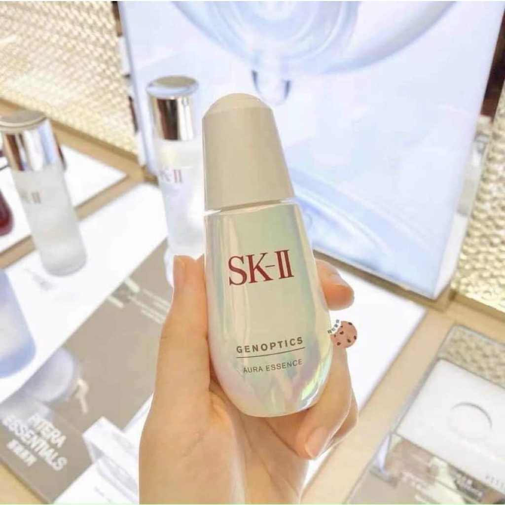 Serum Dưỡng Trắng Căng Bóng & Đồng Đều Màu Da SK-II GenOptics Aura Essence SKII 50ml