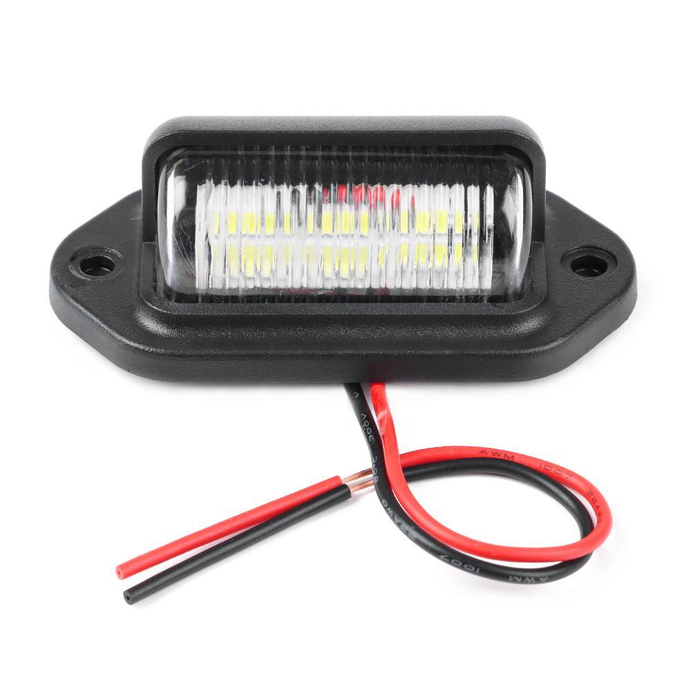 JONYE Bộ 2 Đèn LED 6 Bóng Chiếu Biển Số Xe Hơi / Xe Tải Chuyên Dùng