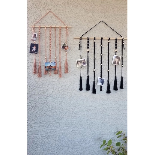 Treo macrame treo ảnh trang trí noDTA.01