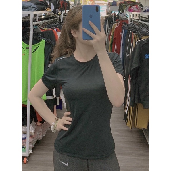 ÁO THUN THỂ THAO, TẬP GYM YOGA NỮ, CHẤT THUN LẠNH CO GIÃN, MỀM MỊN VÀ CỰC MÁT