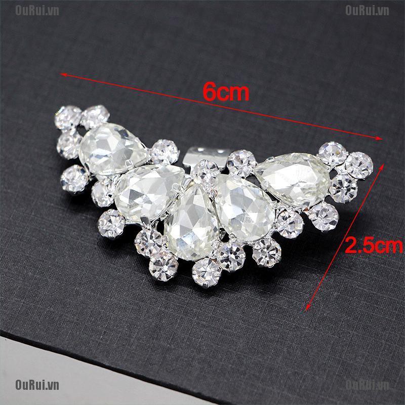 Bộ 2 Ghim Cài Giày Đính Ngọc Trai Nhân Tạo Bằng Kim Loại Xinh Xắn