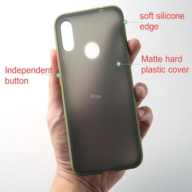 Ốp điện thoại trong suốt chống sốc thời trang cho Vivo 1806 1807 1810 1812 1814 1811 1808 1818 1819 1820