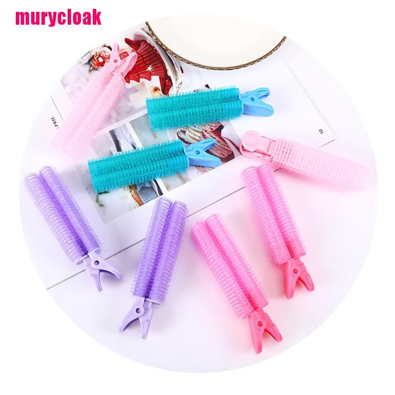 【mur】Hair Root Fluffy Clip Lazy Perm Air Bangs Volume Styling Hairpin Curling Tube