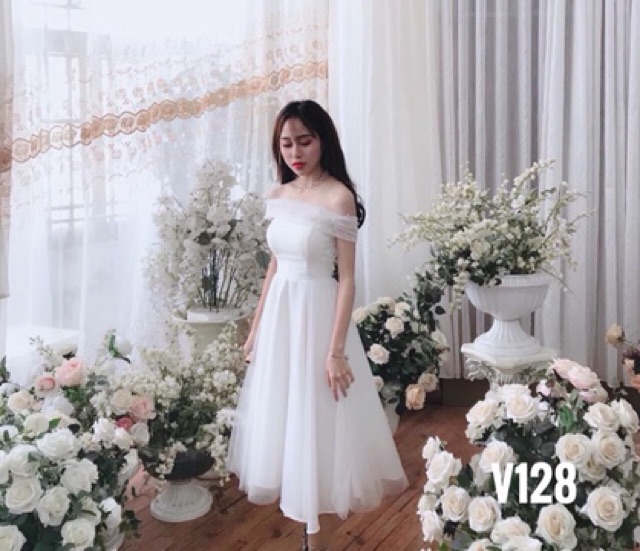 Đầm công chúa phối lưới đính ngọc kèm hình thật | BigBuy360 - bigbuy360.vn