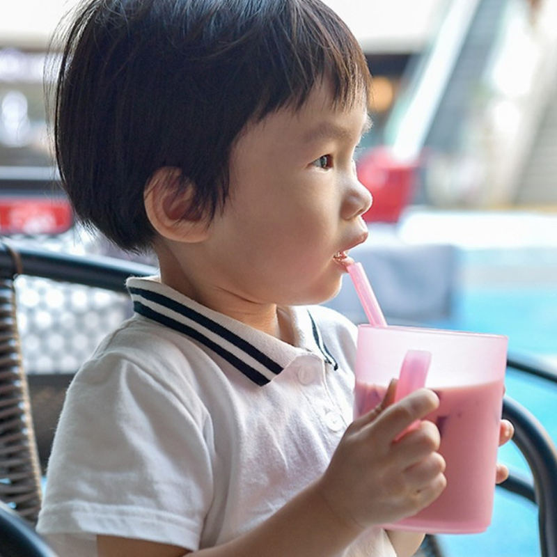 Set 6 ống hút silicon trong suốt tiện lợi