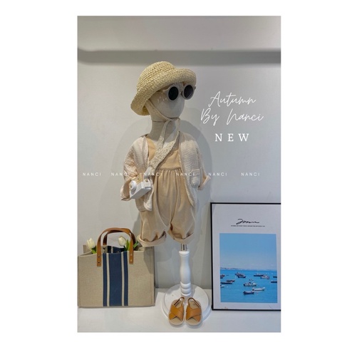 Áo khoát muslin trơn Nanci room