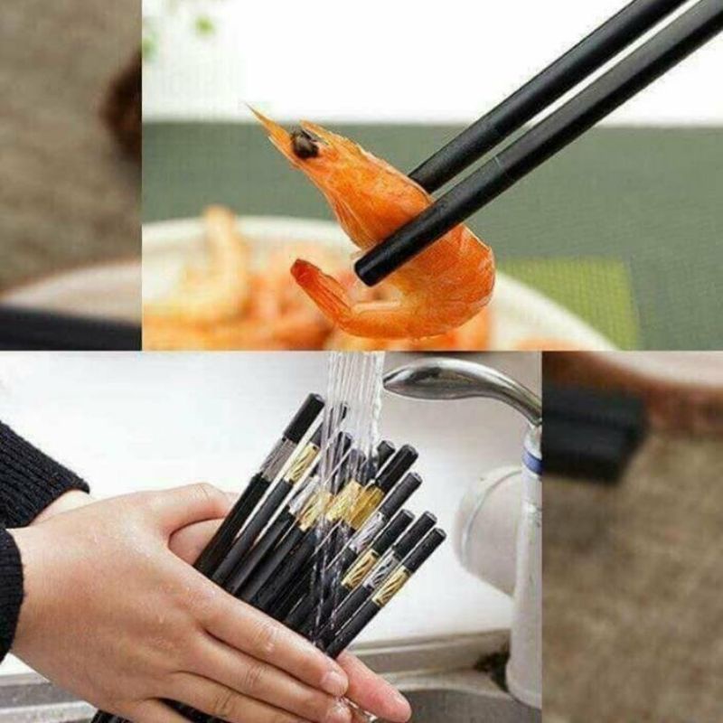 (giá sỉ)  10 ĐÔI ĐŨA HỢP KIM MẠ VÀNG -gttk