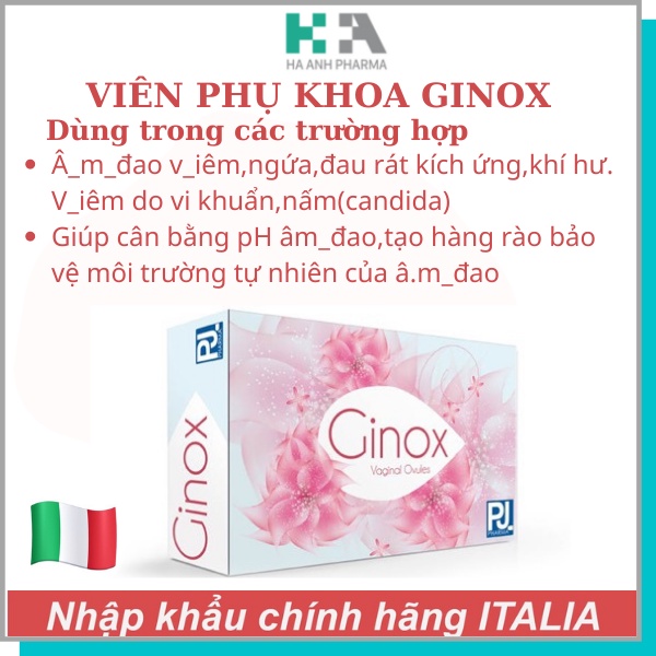 Viên phụ khoa ý Ginox - Hộp 10 viên + Dung Dịch vệ sinh phụ nữ VENEZIA dạng bọt 150ml [ NHẬP KHẨU ITALY ]