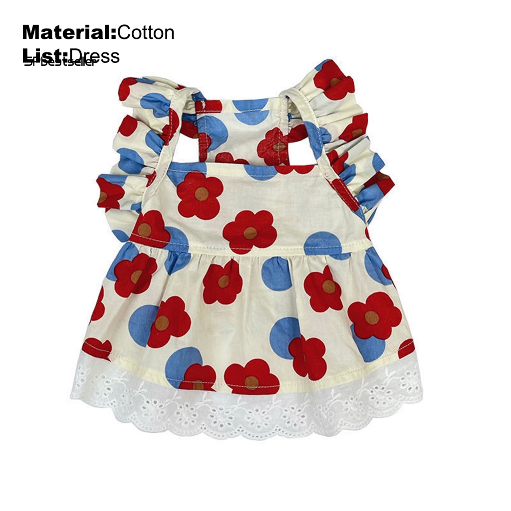 Đầm Thời Trang Mùa Hè Thoải Mái Dễ Thương Cho Thú Cưng