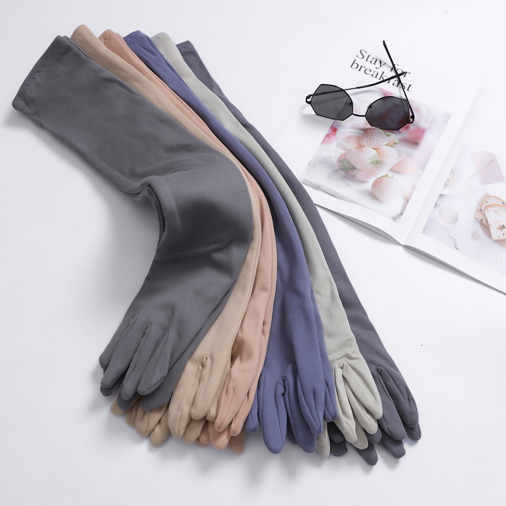 Găng tay chống nắng hở ngón, bít ngón NHIỀU MẦU thun lạnh 4 chiều Talabishop, bao tay chống tia UV, xịn đẹp, bao bền