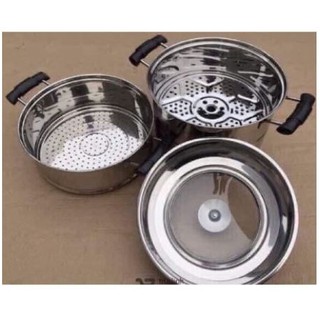 Nồi hấp 3 tầng sale