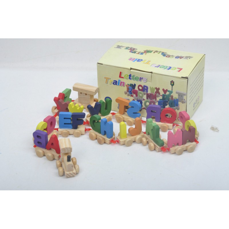 Đồ chơi xe lửa 26 chữ cái cho bé - BX0664