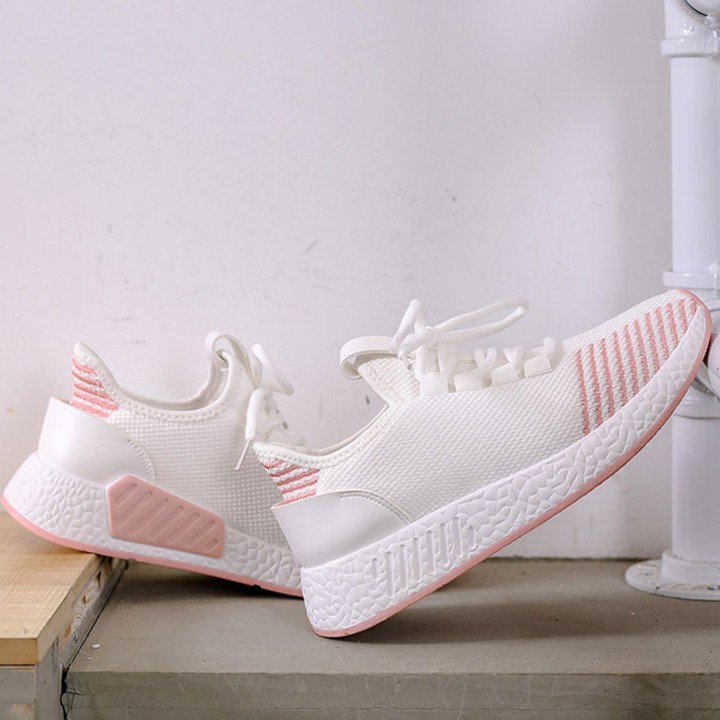 [Sale 3 Ngày] Giày Nữ NMD/😍Freeship Đơn250k⚡Giày Sneaker Nữ Thêu Tay Cao Cấp (Đen, Hồng, Xanh)