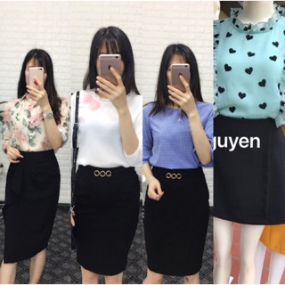 Set 4 áo sơ mi thiết kế siêu đẹp