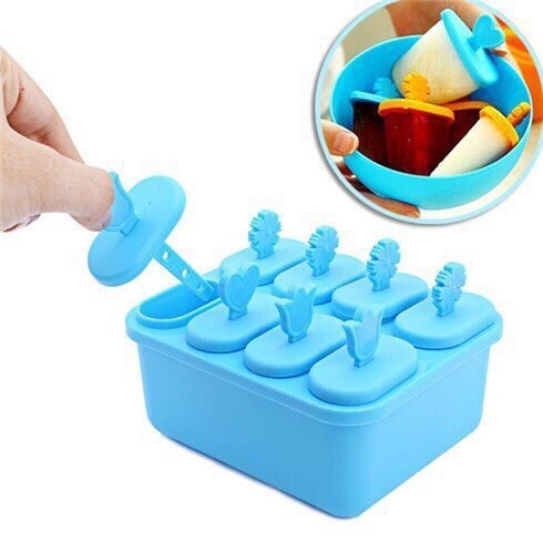 Khuôn Làm Kem Que 6/8 Que Kiểu Mới T5