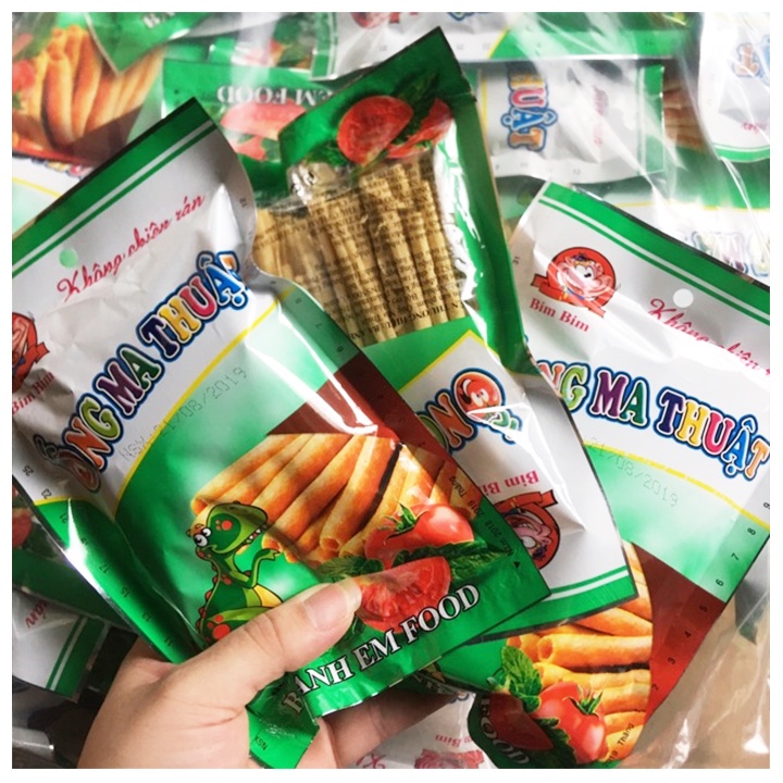 Freeship từ 50k 1 gói snack ống ma thuật giòn ngon giá rẻ