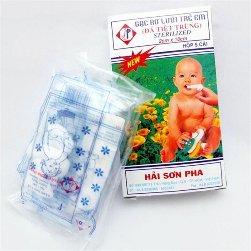 Rơ lưỡi Hải Sơn Pha cho bé hộp 5 chiếc