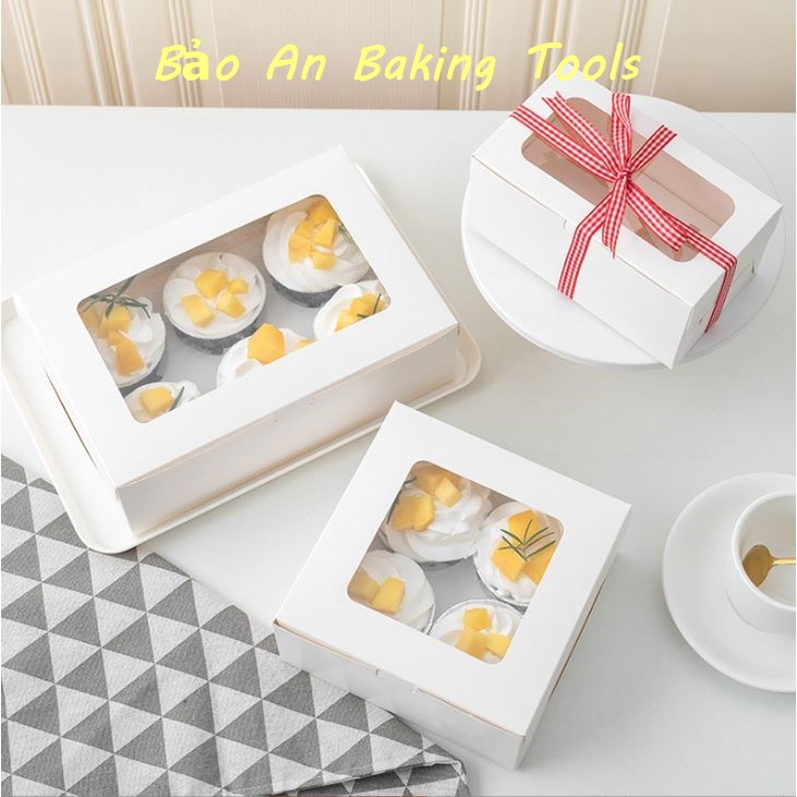 Hộp giấy đựng bánh Cupcake 4c-6c