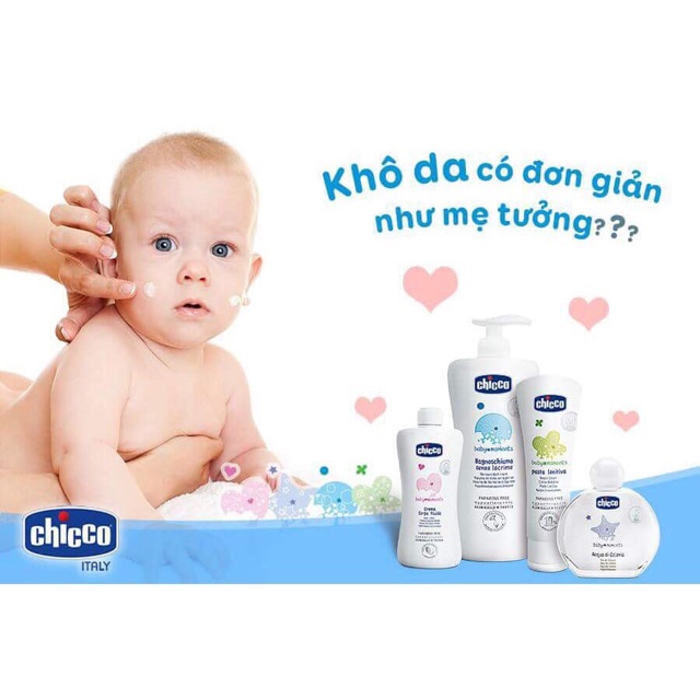 Sữa Dưỡng Thể Chiết Xuất Từ Hạnh Nhân CHICCO Chính Hãng Nhập Khẩu Ý