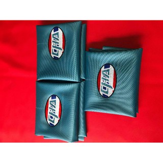 Da yên thêu giả Thái màu Xanh