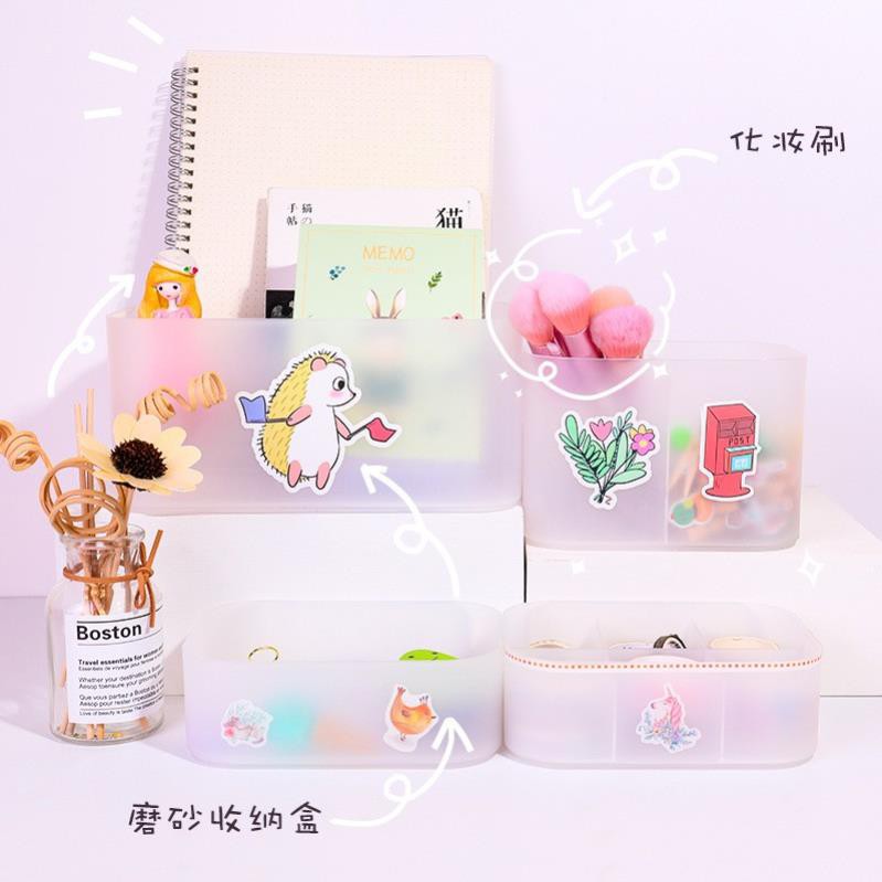 Hộp đựng đồ mặt lạ hôp hộp đựng bút đồ lặt vặt phong cách Hàn Quốc để bàn tiện lợi K57