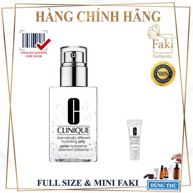 [ Bill Duty Free] Gel dưỡng ẩm Clinique Jelly cho mọi loại da -  Dramatically Different Hydrating Jelly