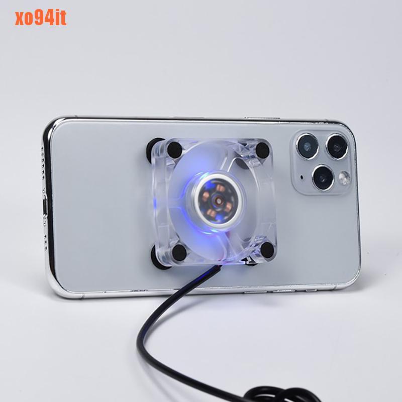 Universal Mini Mobile Phone Cooler Portable Cooling Fan Radiator Cool Art