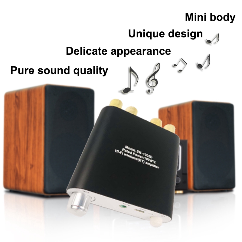 1 Mạch Khuếch Đại Âm Thanh TPA3116D2 2 * 100W Kết Nối Bluetooth 5.0 AUX USB ZK-1002D