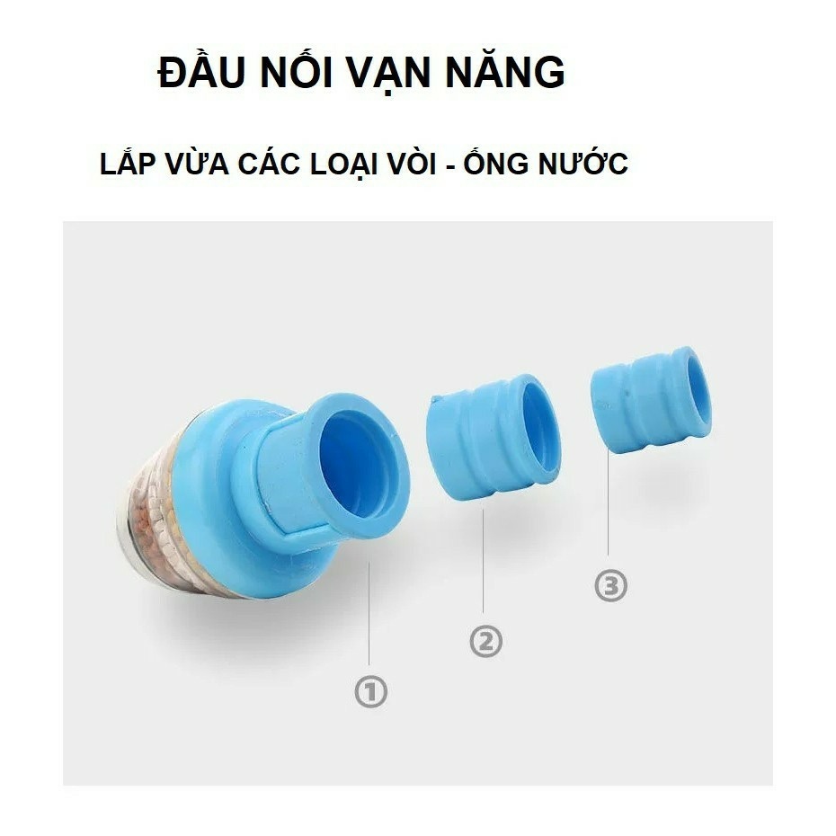 PVN17992 Đầu Lọc Nước Trực Tiếp Tại Vòi 6 Tầng Lọc T8