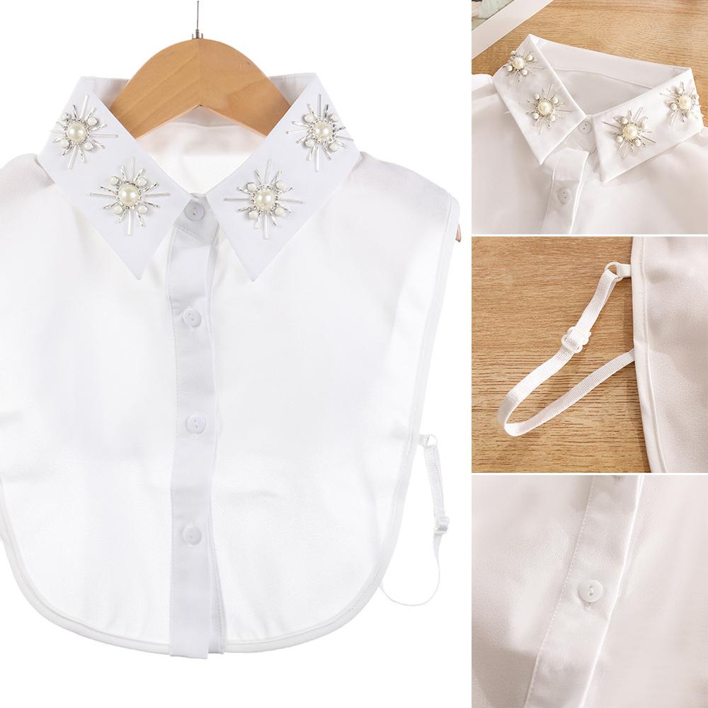 Cổ Áo Rời Phối Ren Rỗng Phong Cách Vintage Mới