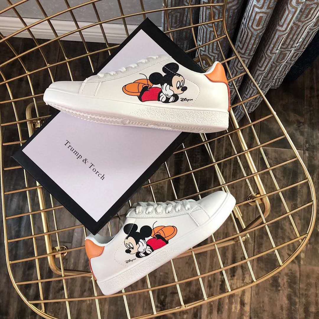 Giày Sneakers 😍FREESHIP😍 Giày Thể Thao Nam Nữ - Giày Gucci Micky Cao Cấp