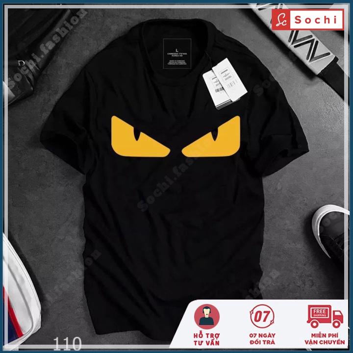 Áo phông nam đẹp, áo thun nam unisex tay ngắn in hình mắt cáo mã CZ32